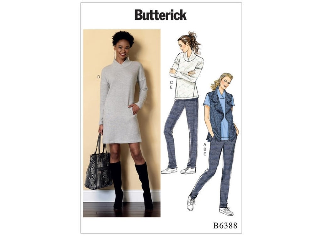 Schnittmuster Butterick 6388 Damenkombination, Gr. 32-40 Schnittmuster Butterick 6388 Damenkombination, Gr. 32-40 von Stoffe Hemmers