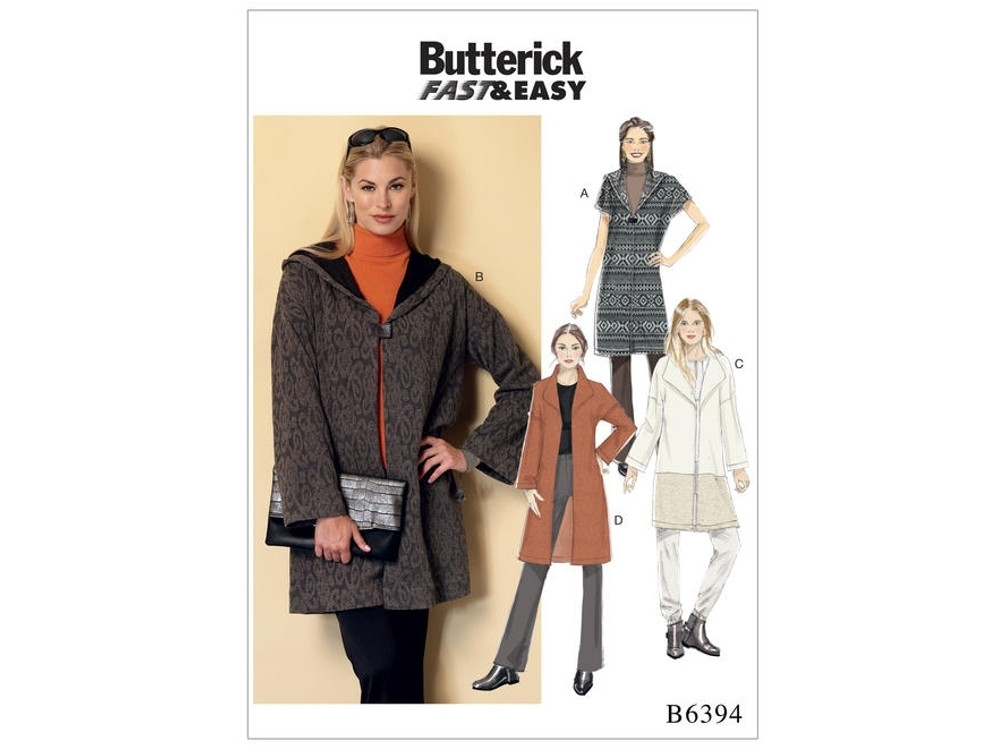 Schnittmuster Butterick 6394 Damenmantel Gr. 42-50 Schnittmuster Butterick 6394 Damenmantel Gr. 42-50 von Stoffe Hemmers