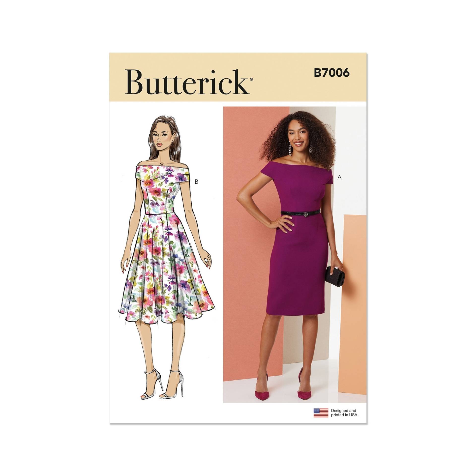 Schnittmuster Butterick Damen-Kleid 7006 Gr. 44-52 Schnittmuster Butterick Damen-Kleid 7006 Gr. 44-52 von Stoffe Hemmers