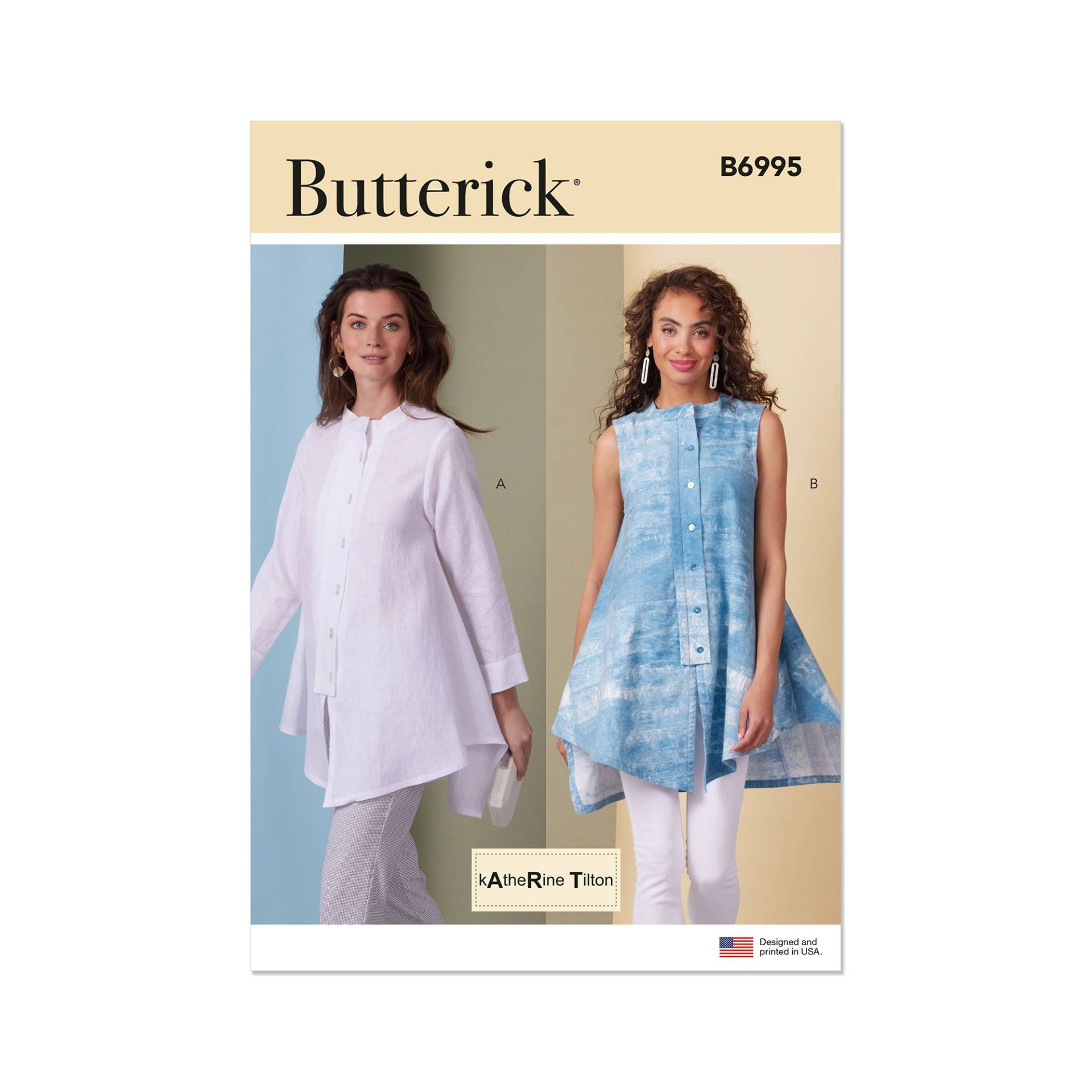 Schnittmuster Butterick Damen-Oberteile 6995 Gr. 44-52 Schnittmuster Butterick Damen-Oberteile 6995 Gr. 44-52 von Stoffe Hemmers