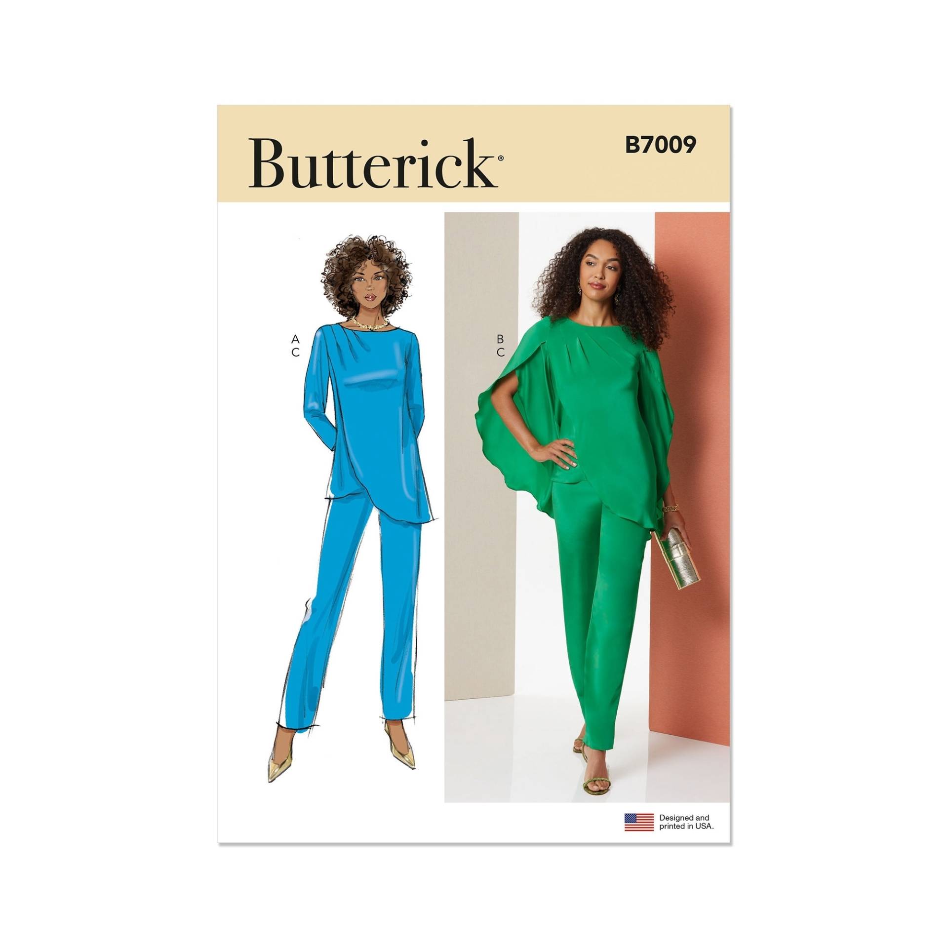 Schnittmuster Butterick Damen-Oberteile 7009 Gr. 44-52 von Stoffe Hemmers