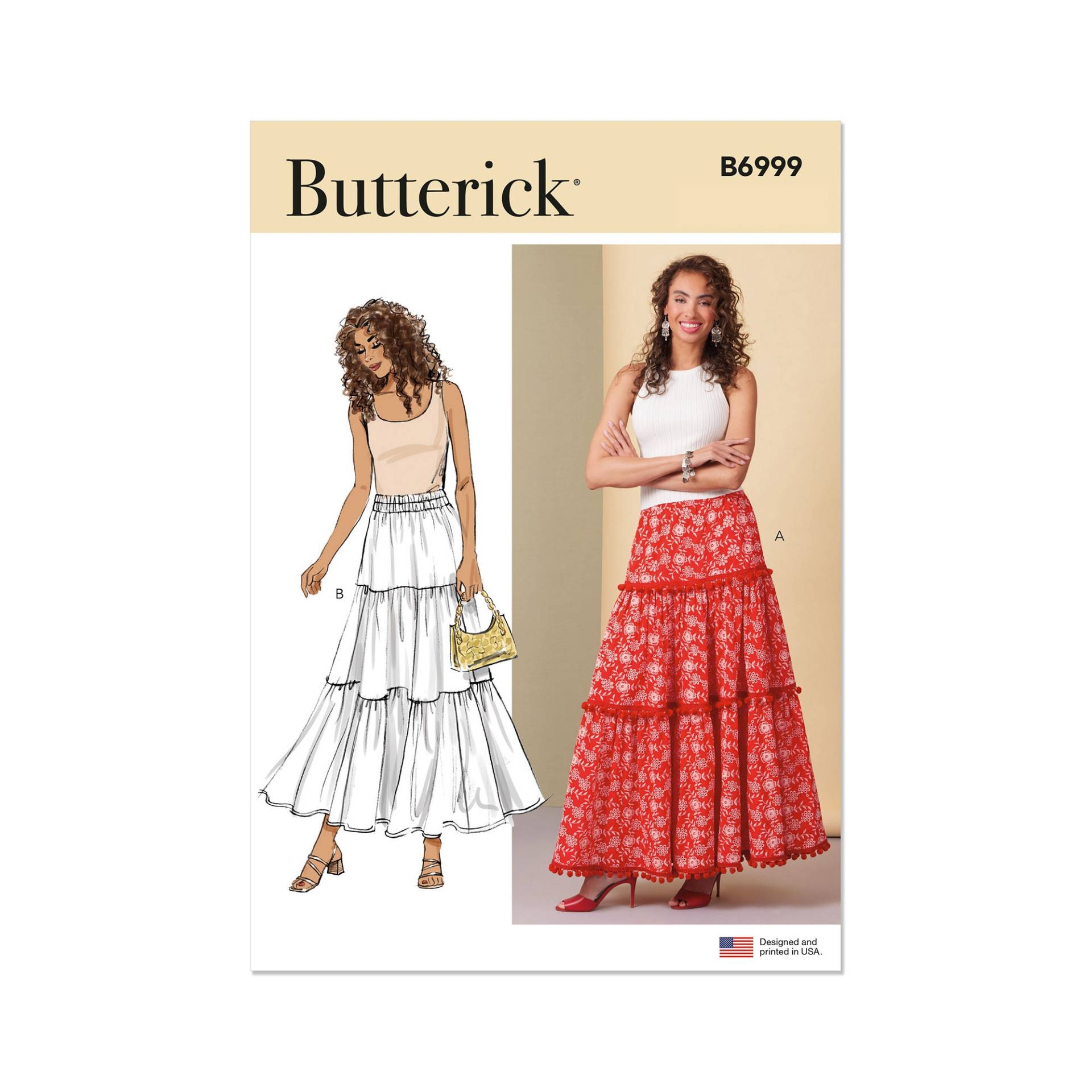 Schnittmuster Butterick Damen-Röcke 6999 Gr. 44-52 Schnittmuster Butterick Damen-Röcke 6999 Gr. 44-52 von Stoffe Hemmers