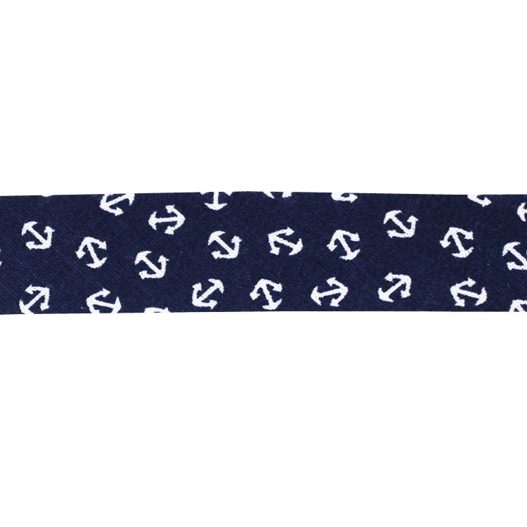 Schrägband Anker, 20 mm, marine Schrägband Anker, 20 mm, marine von Stoffe Hemmers
