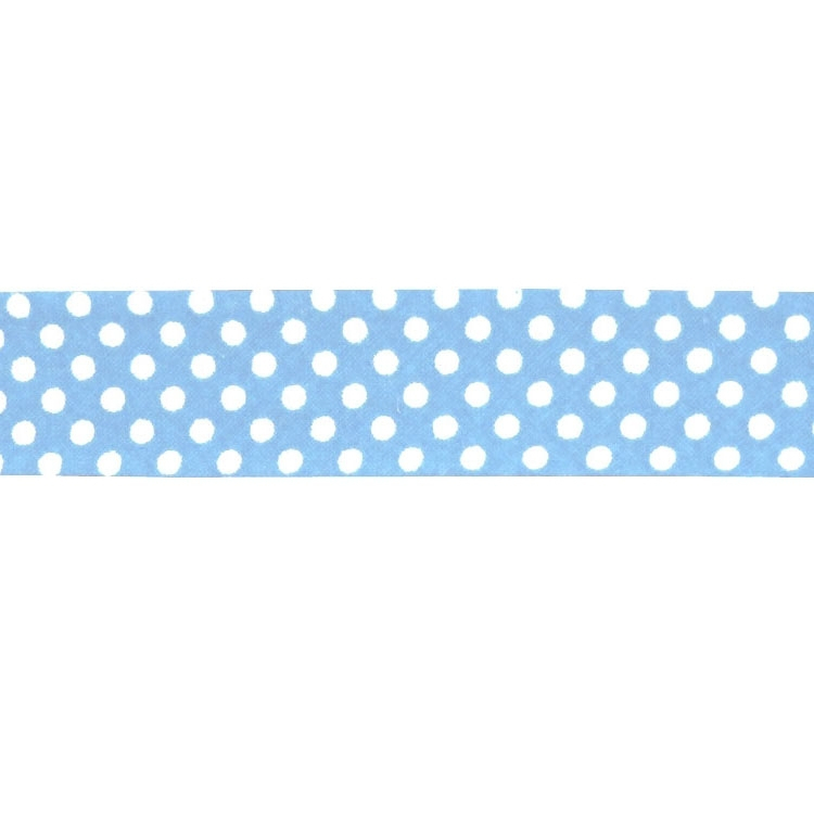 Schrägband Dots, hellblau Schrägband Dots, hellblau von Stoffe Hemmers