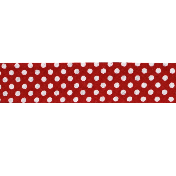 Schrägband Dots, rot Schrägband Dots, rot von Stoffe Hemmers