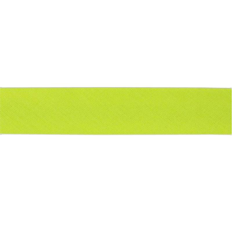 Schrägband NEON, gelb von Stoffe Hemmers
