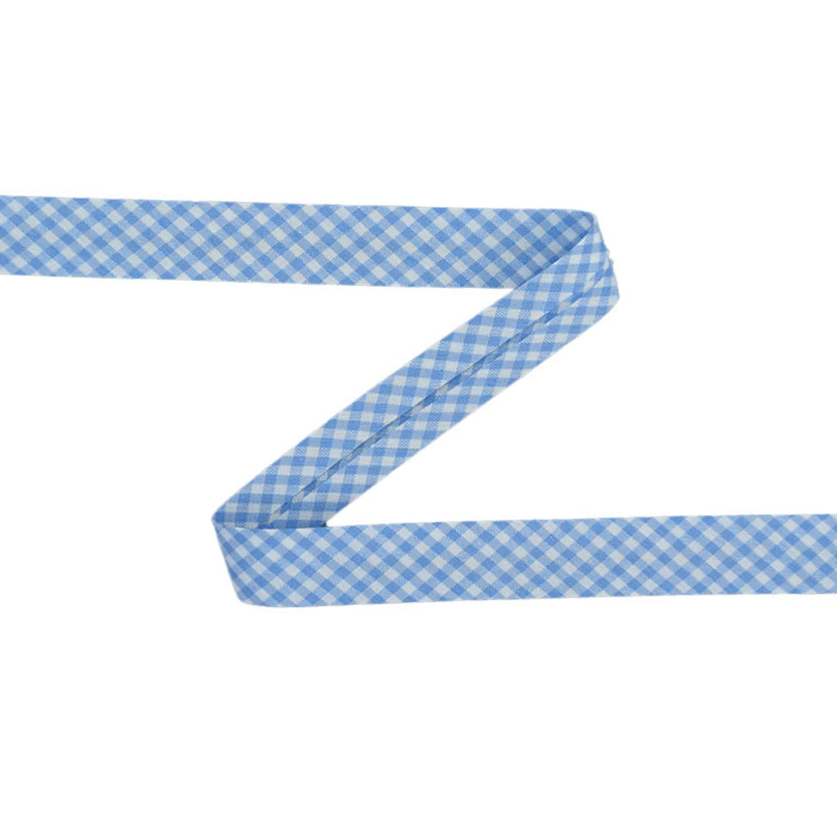 Schrägband Vichy, hellblau Schrägband Vichy, hellblau von Stoffe Hemmers