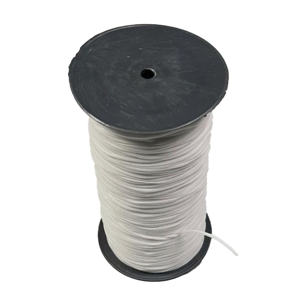 Soft-Elastic-Kordel 2 mm, weiss Soft-Elastic-Kordel 2 mm, weiss von Stoffe Hemmers