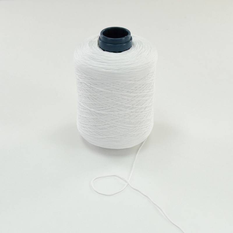 Soft-Elastic-Kordel Kyra  2 mm, weiss von Stoffe Hemmers