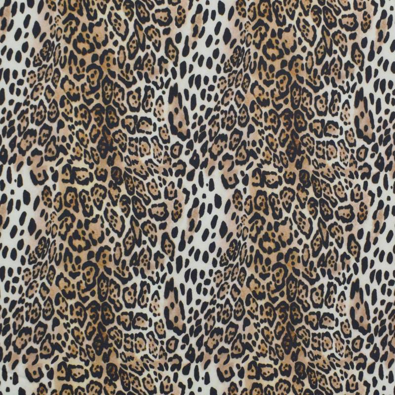 Softshell Leopard, beige Softshell Leopard, beige von Stoffe Hemmers