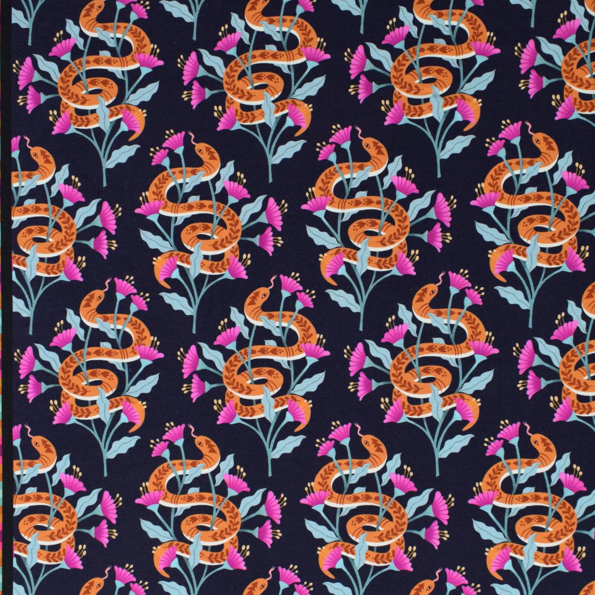 Sommersweat Albstoffe Hamburger Liebe Magical Shimmer of Wisdom, marine Sommersweat Albstoffe Hamburger Liebe Magical Shimmer of Wisdom, marine von Stoffe Hemmers