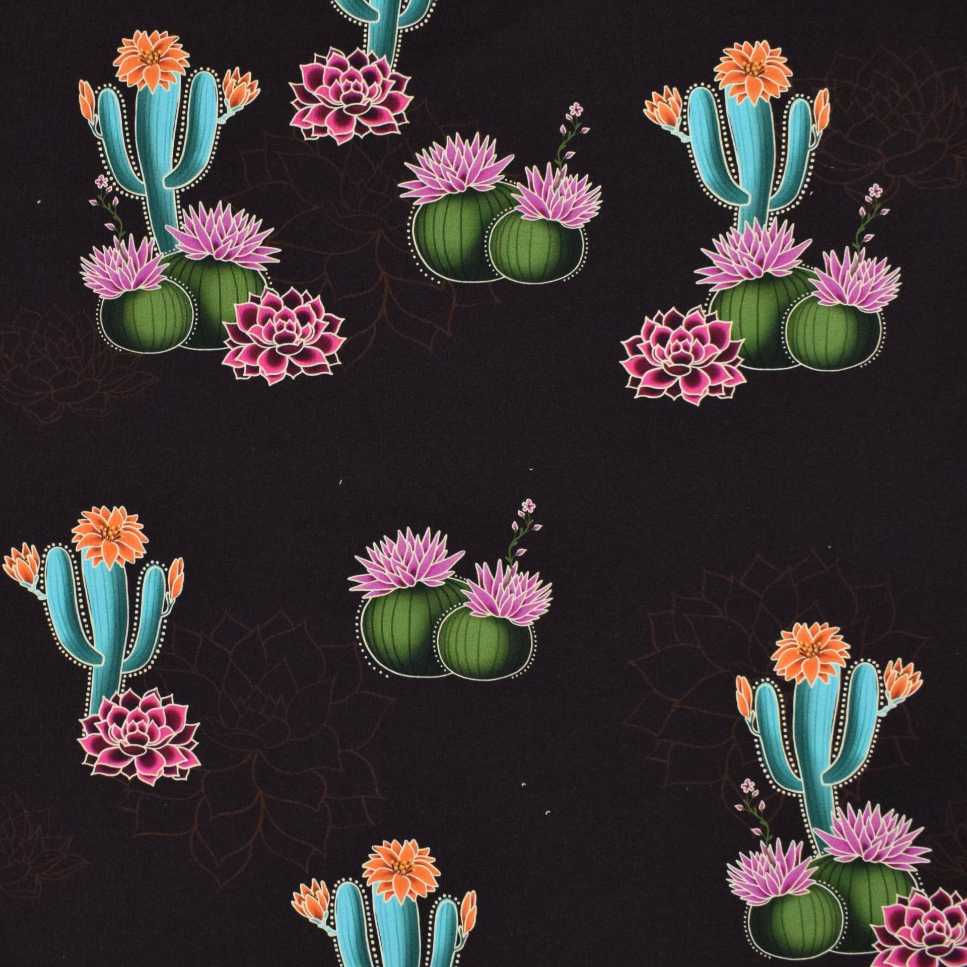 Sommersweat Albstoffe Hamburger Liebe Western Fairy Tales Prairie Blossom, dunkelbraun Sommersweat Albstoffe Hamburger Liebe Western Fairy Tales Prairie Blossom, dunkelbraun von Stoffe Hemmers