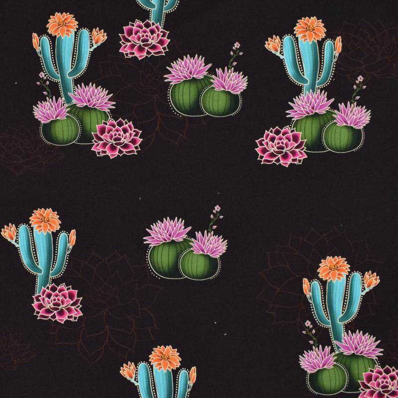 Sommersweat Albstoffe Hamburger Liebe Western Fairy Tales Prairie Blossom, dunkelbraun Sommersweat Albstoffe Hamburger Liebe Western Fairy Tales Prairie Blossom, dunkelbraun von Stoffe Hemmers