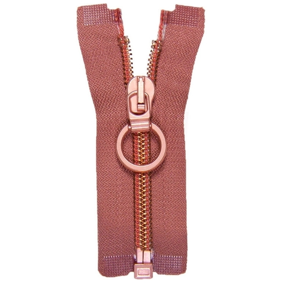 Spiral Reißverschluss 20 cm kupfer von Stoffe Hemmers