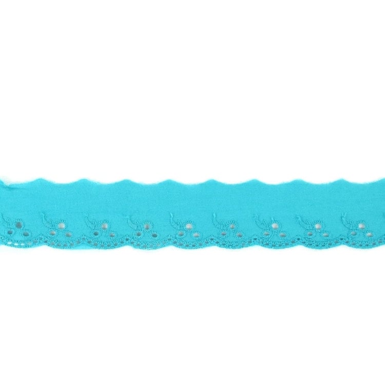 Spitze Blüte, petrol Spitze Blüte, petrol von Stoffe Hemmers