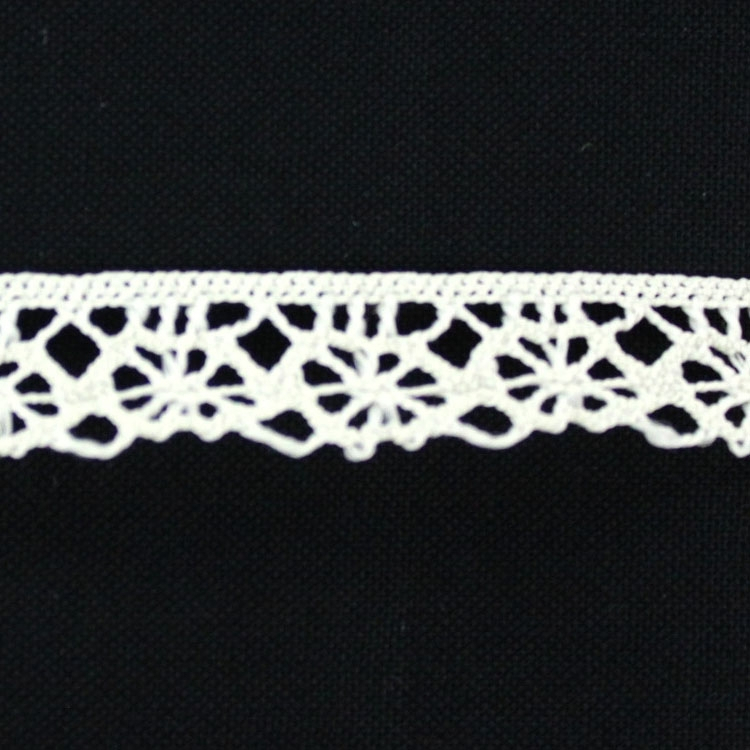 Spitzenband 1 cm, wollweiss Spitzenband 1 cm, wollweiss von Stoffe Hemmers