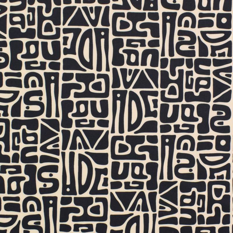 Sportjersey Abstract Inca, vanille Sportjersey Abstract Inca, vanille von Stoffe Hemmers