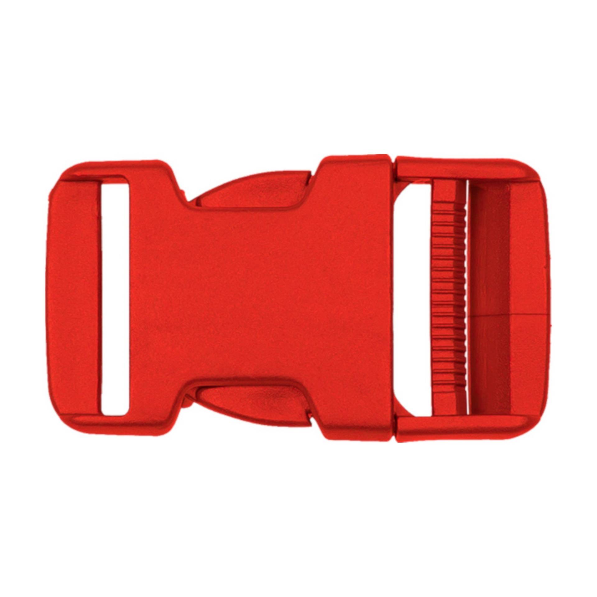 Steckschnalle Plastik 30 mm, rot Steckschnalle Plastik 30 mm, rot von Stoffe Hemmers