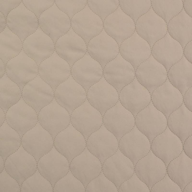 Steppstoff Alma, beige von Stoffe Hemmers