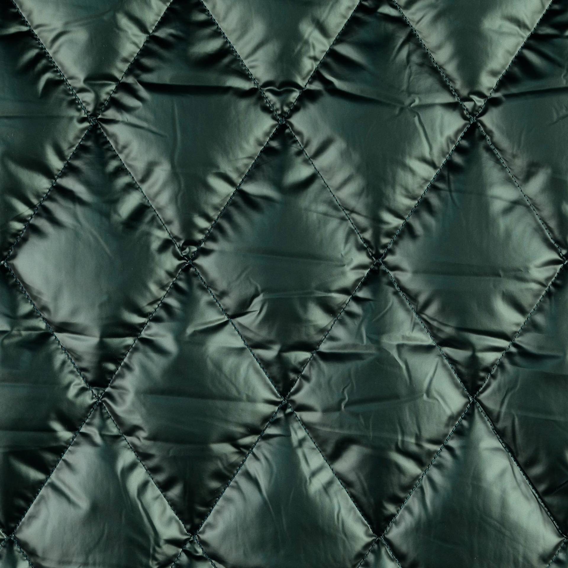 Steppstoff Metallic, dunkelgrün Steppstoff Metallic, dunkelgrün von Stoffe Hemmers