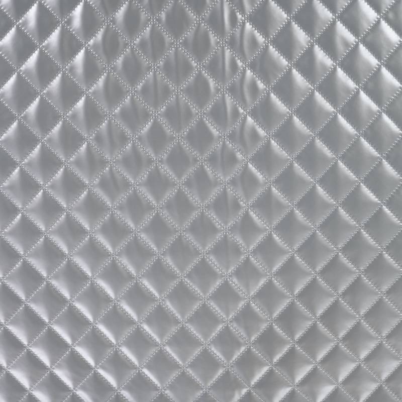 Steppstoff Shine, silber von Stoffe Hemmers