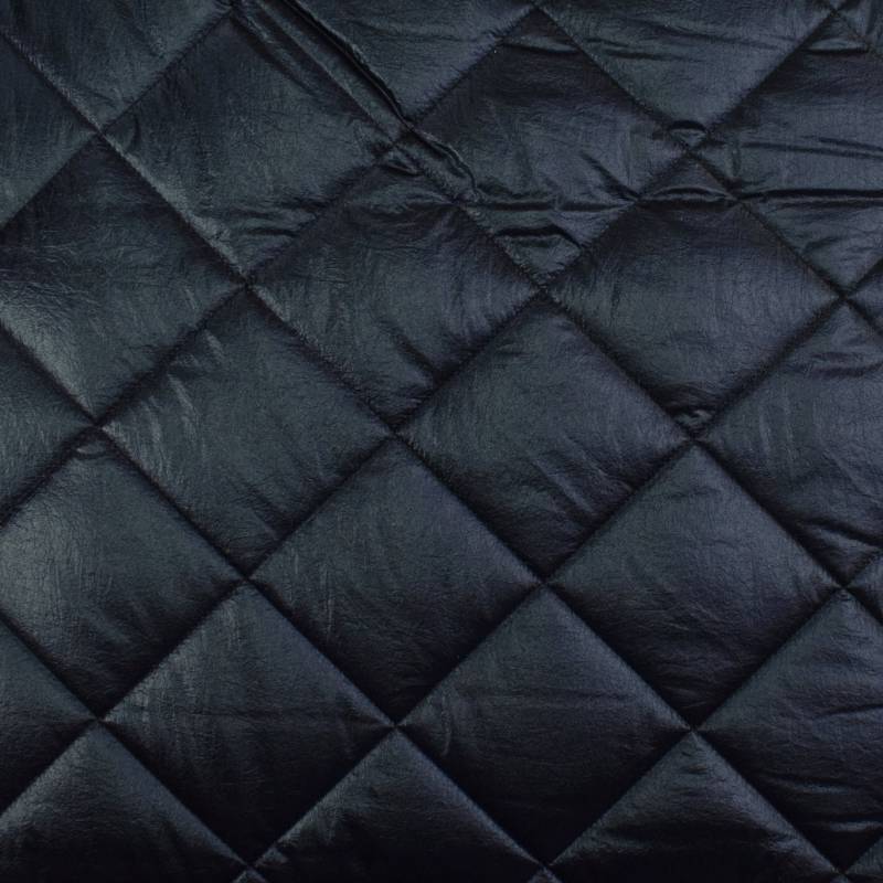 Steppstoff Shiny Diamonds, schwarz von Stoffe Hemmers