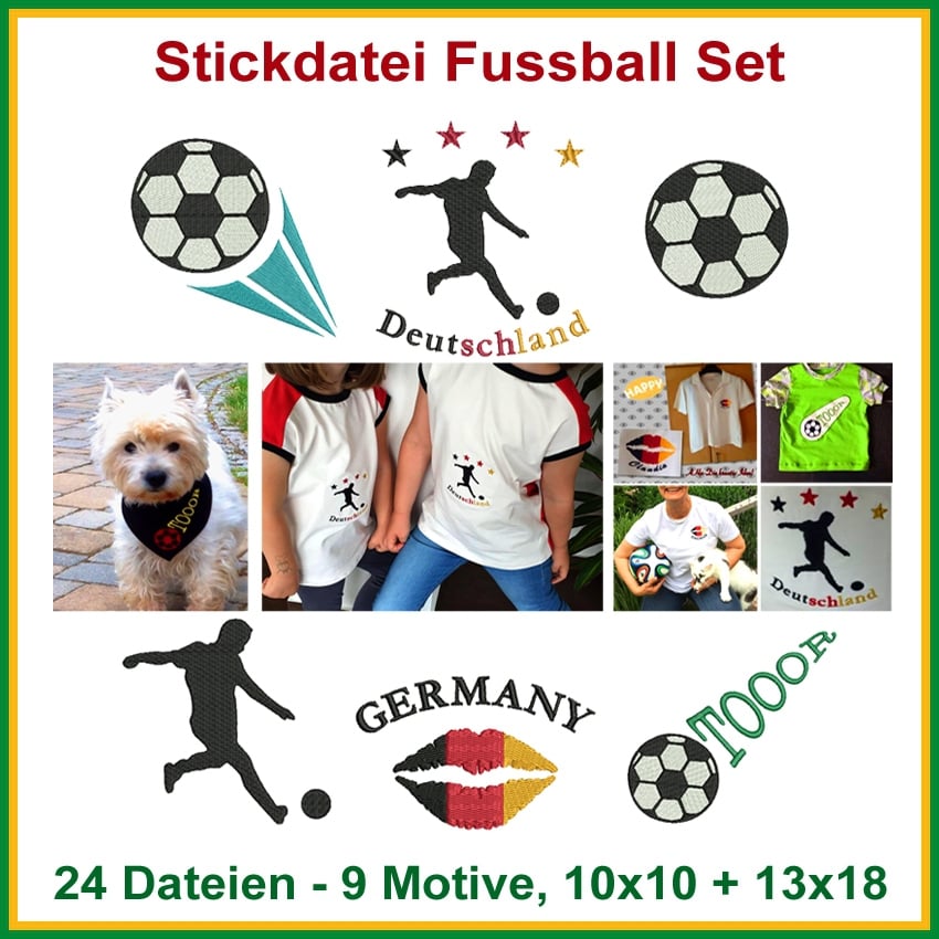 Stickdatei Rock Queen Fußball Stickdatei Rock Queen Fußball von Stoffe Hemmers