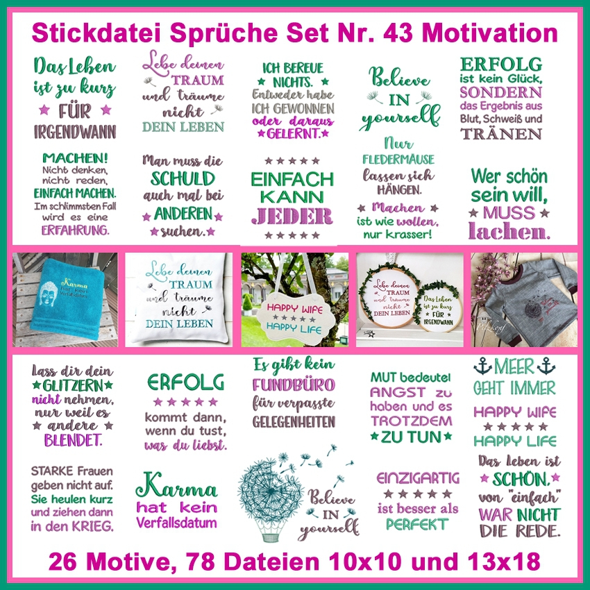 Stickdatei Rock Queen Motivationssprüche 43 Stickdatei Rock Queen Motivationssprüche 43 von Stoffe Hemmers