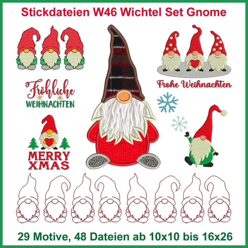 Stickdatei Rock Queen Wichtel von Stoffe Hemmers