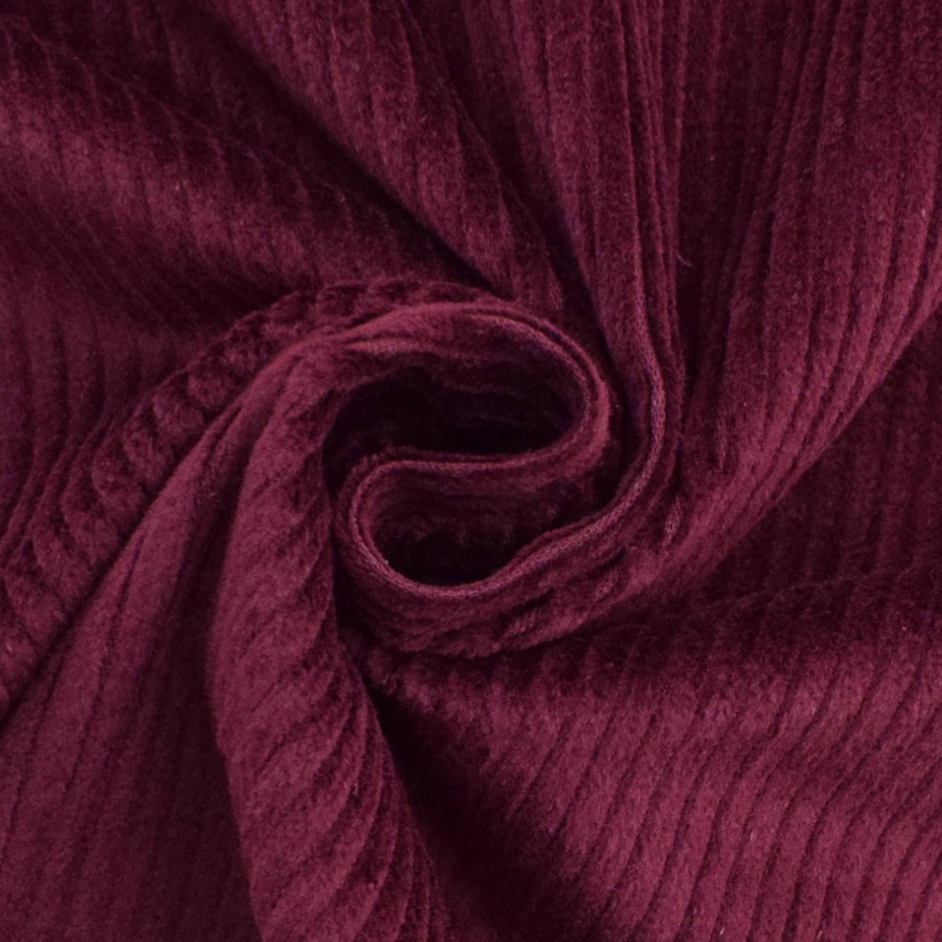 Stretch Breitcord Susi, pflaume von Stoffe Hemmers