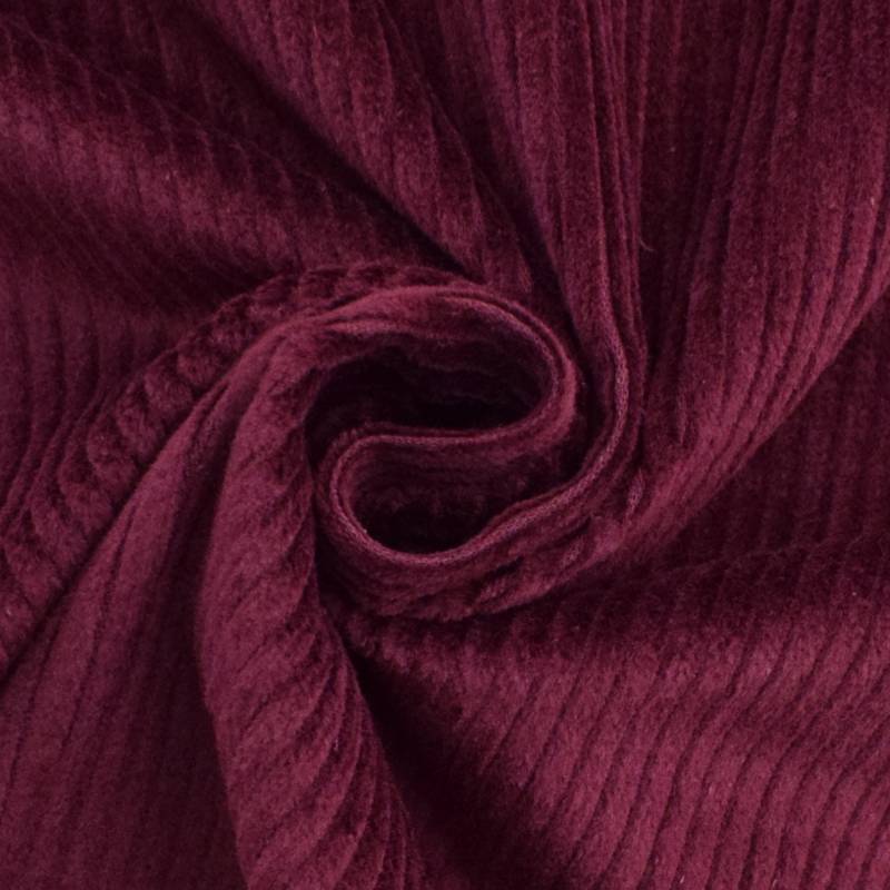 Stretch Breitcord Susi, pflaume von Stoffe Hemmers