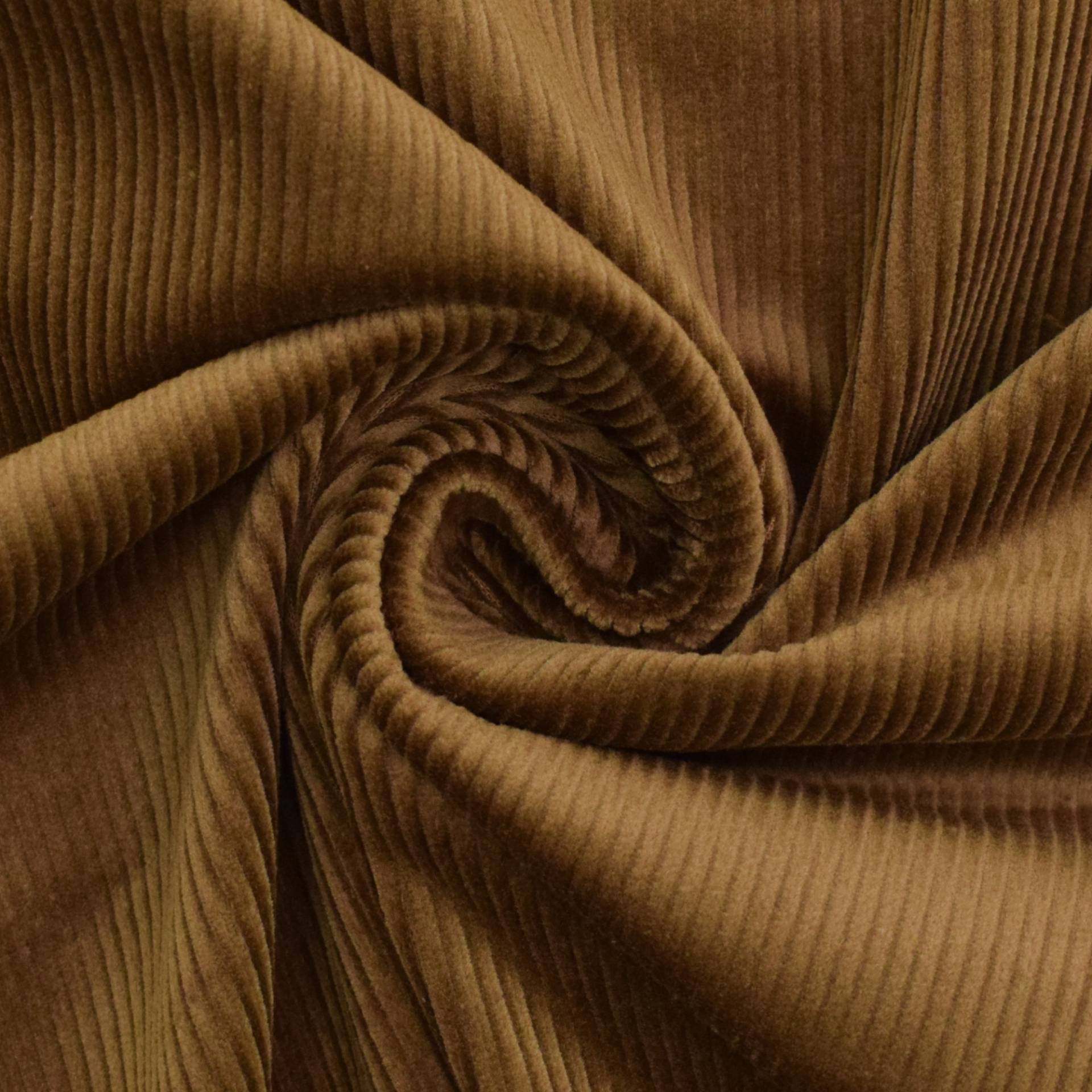 Stretch Cord uni, braun Stretch Cord uni, braun von Stoffe Hemmers