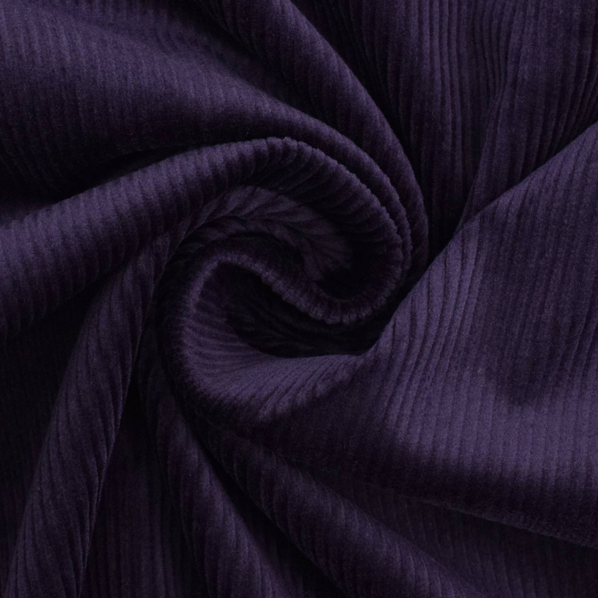 Stretch Cord uni, dunkellila von Stoffe Hemmers