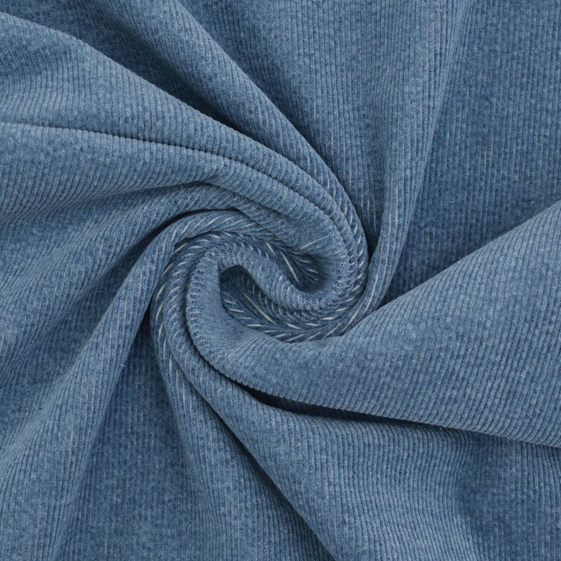 Stretch Jeanscord, hellblau von Stoffe Hemmers