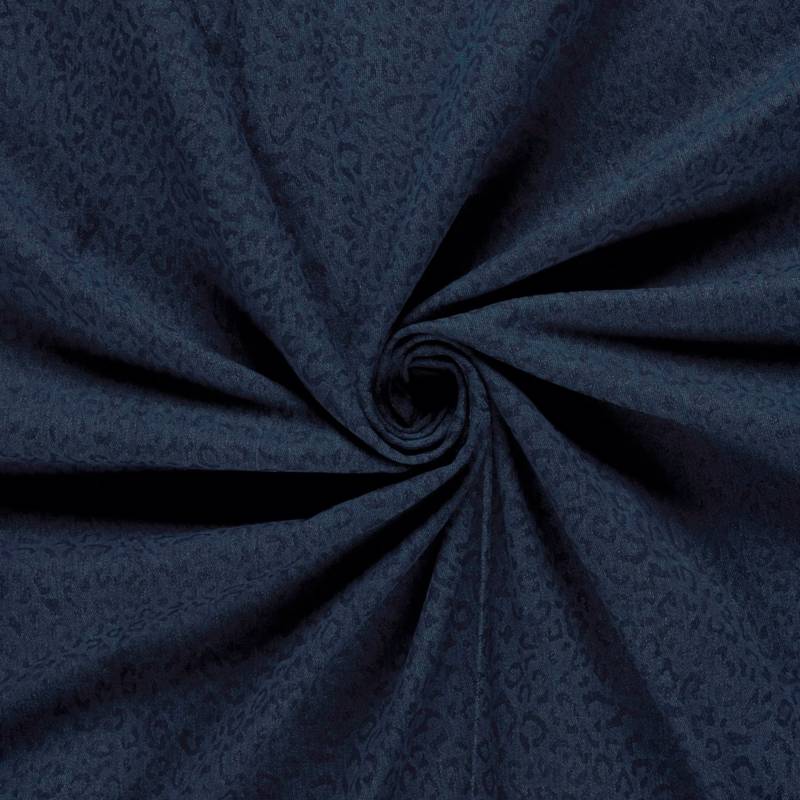 Stretch Jeansstoff Leo, jeansblau von Stoffe Hemmers