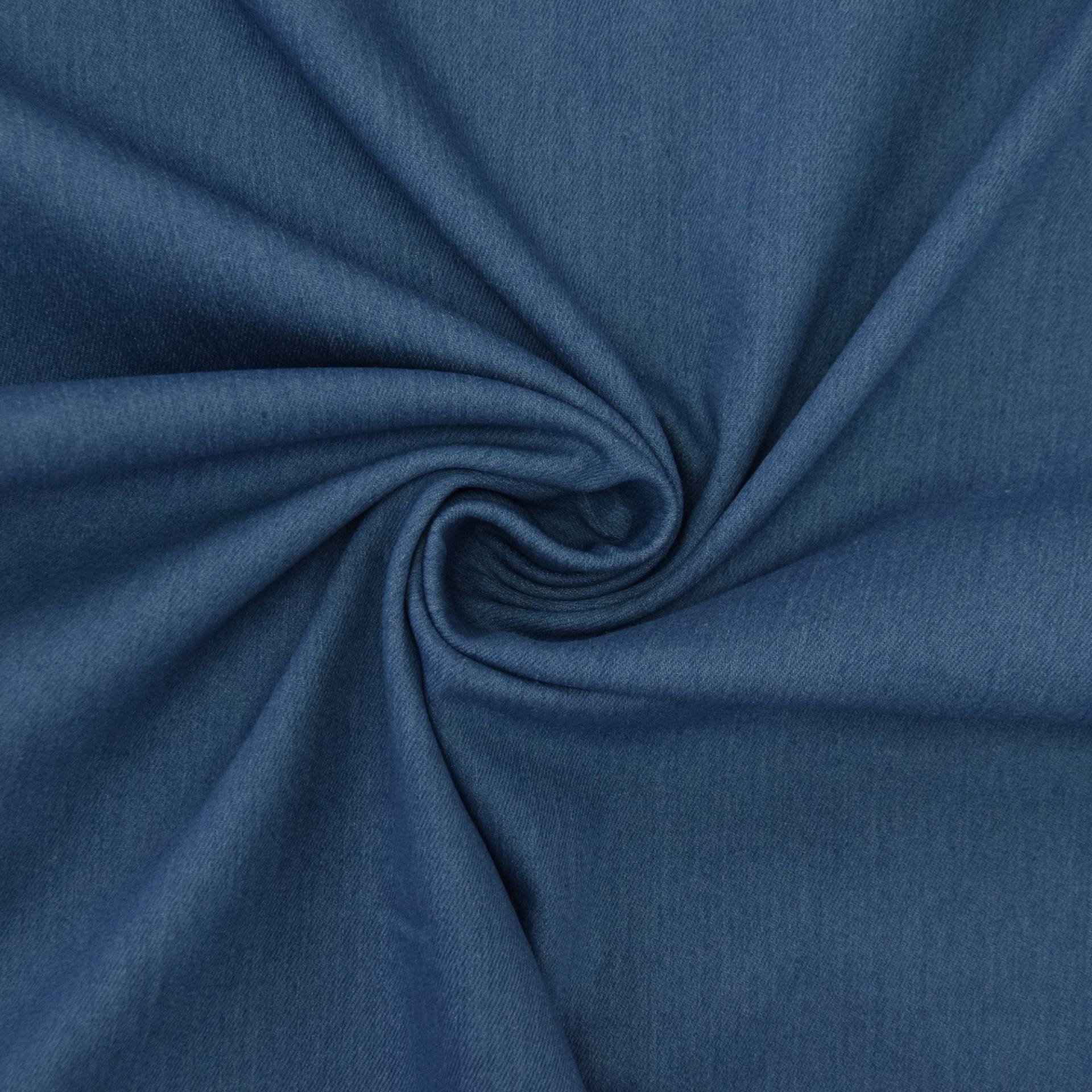 Stretch-Jeansstoff Uni, hellblau von Stoffe Hemmers