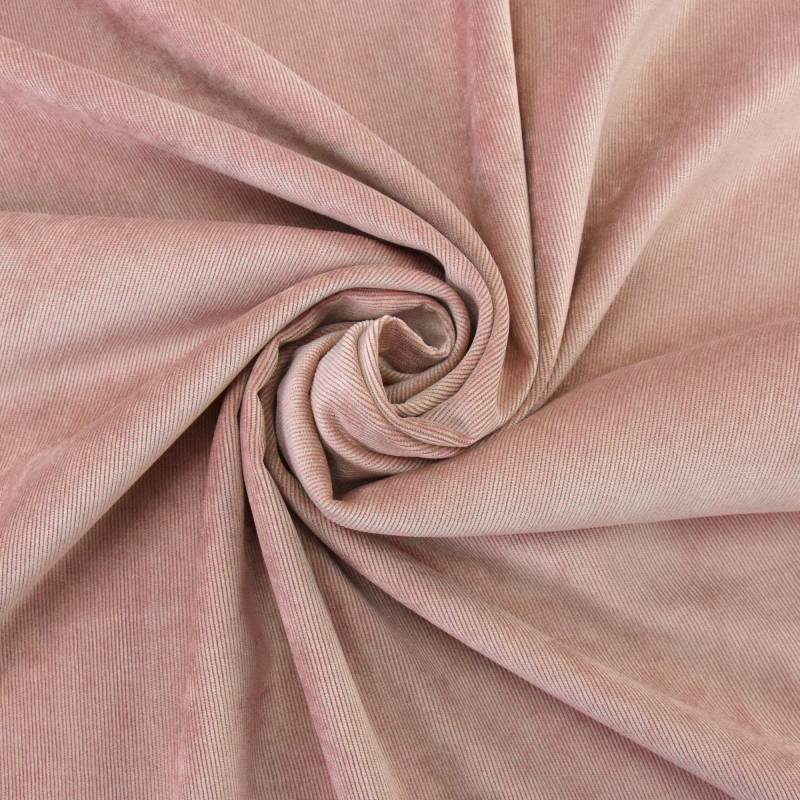Stretch Poly Feincord, altrosa von Stoffe Hemmers