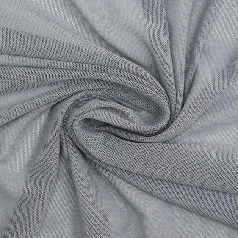 Stretch Soft Tüll, grau Stretch Soft Tüll, grau von Stoffe Hemmers