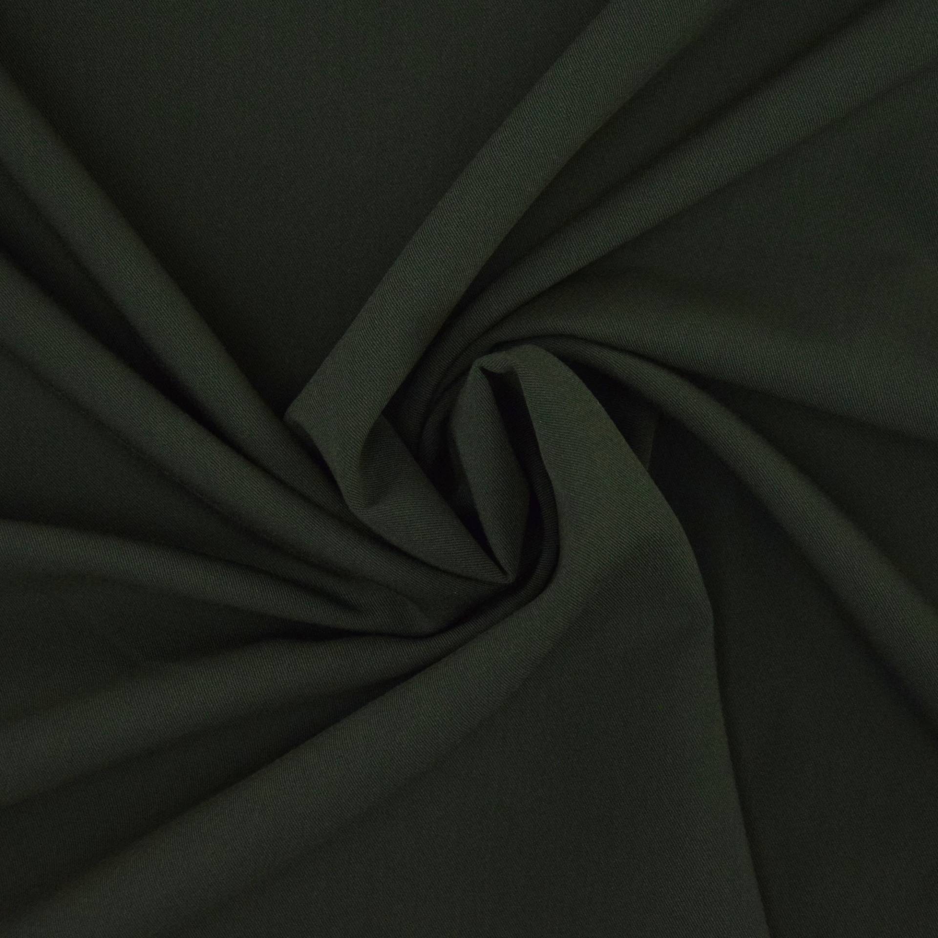 Stretch Twill, dunkelolivgrün Stretch Twill, dunkelolivgrün von Stoffe Hemmers