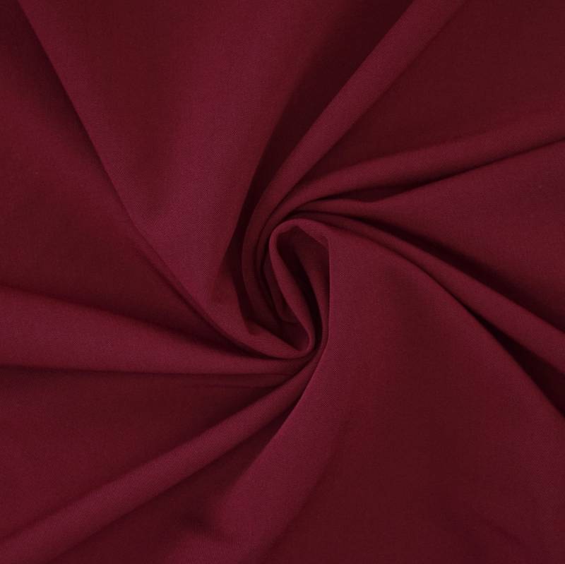 Stretch Twill, weinrot von Stoffe Hemmers