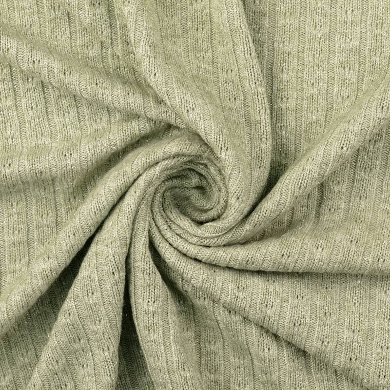 Strickstoff Sparkle, blassgrün Strickstoff Sparkle, blassgrün von Stoffe Hemmers