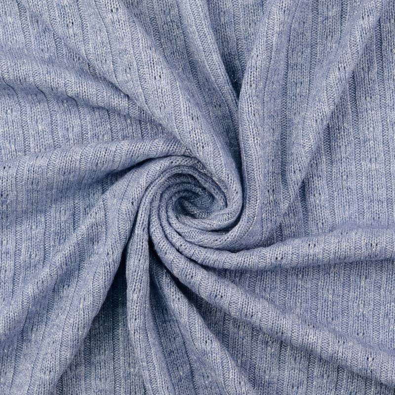 Strickstoff Sparkle, blau Strickstoff Sparkle, blau von Stoffe Hemmers