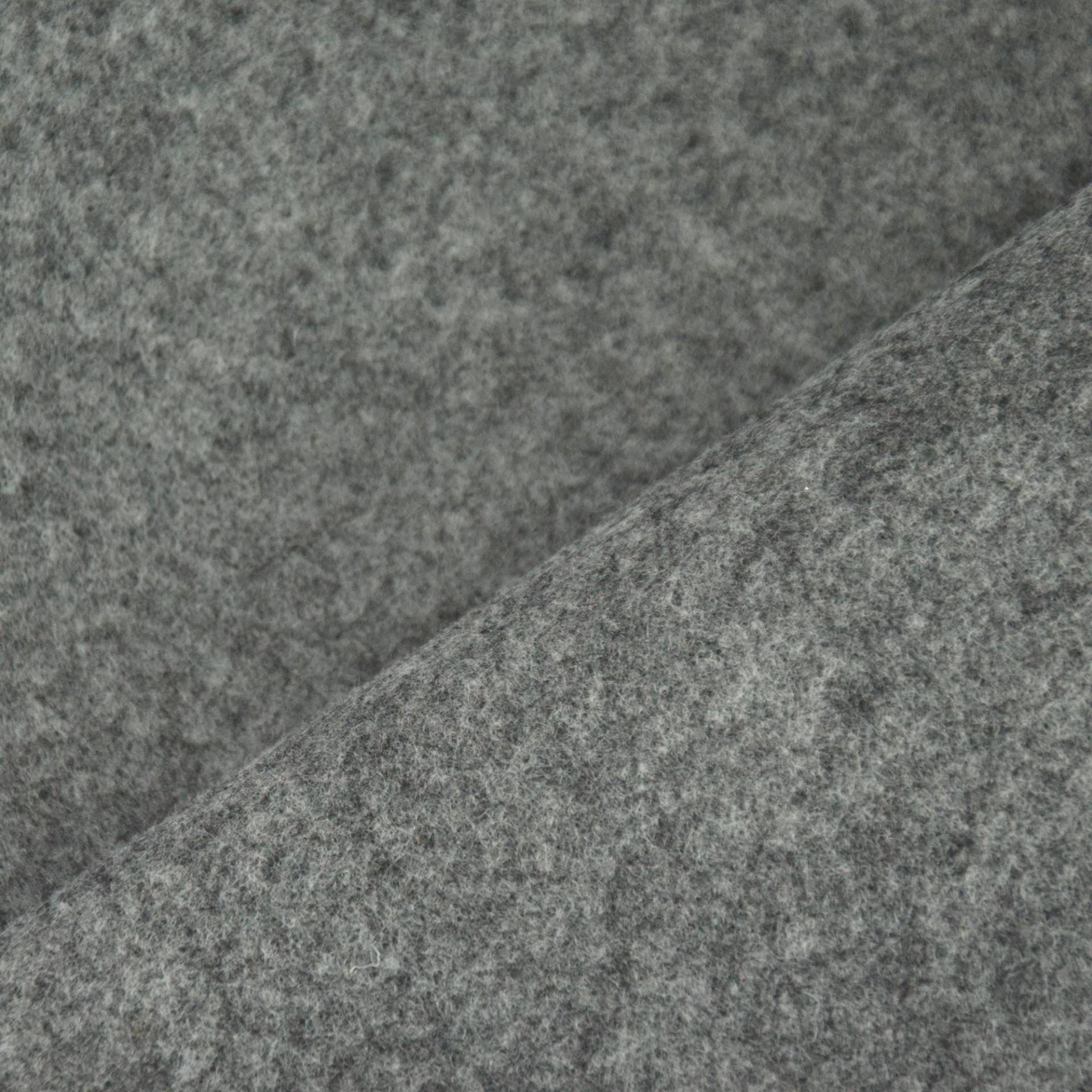 Taschenfilz hellgrau, 100 cm breit von Stoffe Hemmers