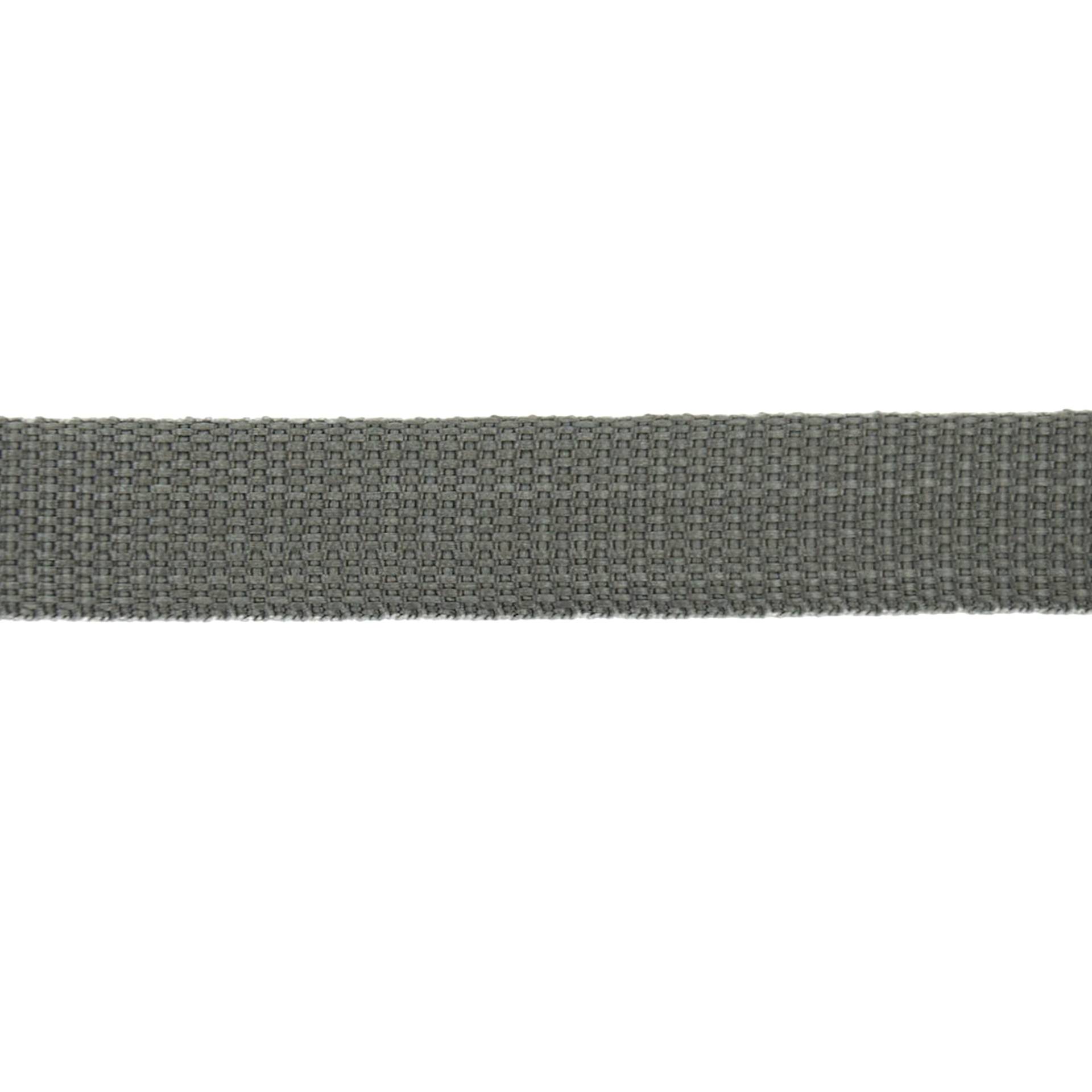 Taschengurtband mittelgrau 25 mm Taschengurtband mittelgrau 25 mm von Stoffe Hemmers
