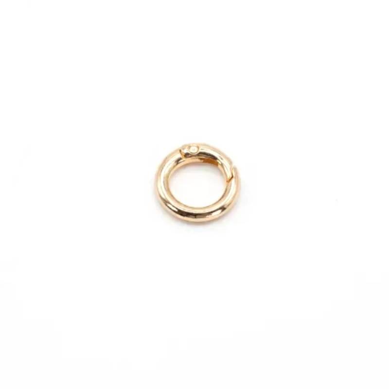 Taschenring 13mm goldfarbig von Stoffe Hemmers