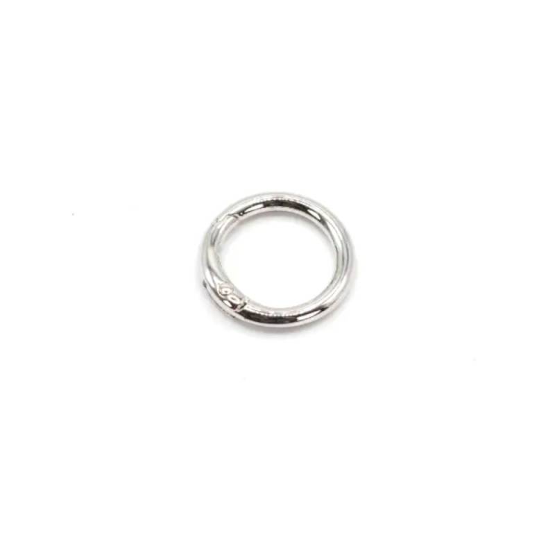 Taschenring 20mm silberfarbig von Stoffe Hemmers