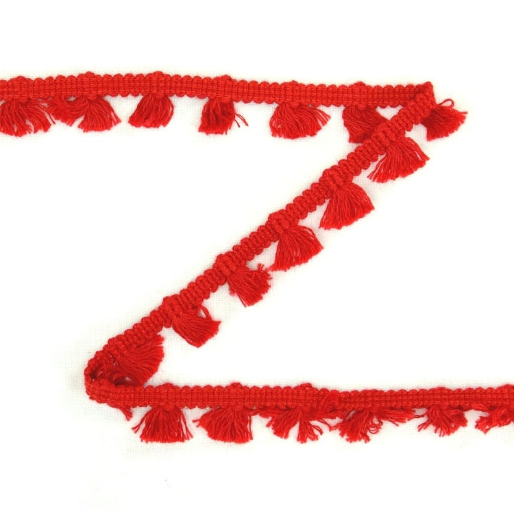 Tasselborte 15 mm, rot Tasselborte 15 mm, rot von Stoffe Hemmers