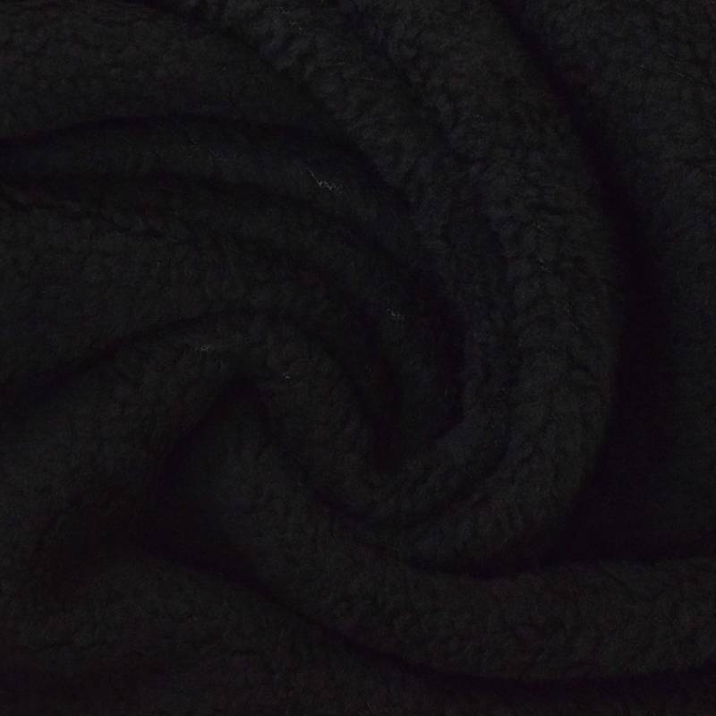 Teddy Krimmer Locke schwarz Teddy Krimmer Locke schwarz von Stoffe Hemmers