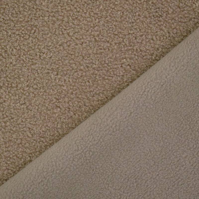 Teddyfleece Doubleface, hellbraun Teddyfleece Doubleface, hellbraun von Stoffe Hemmers