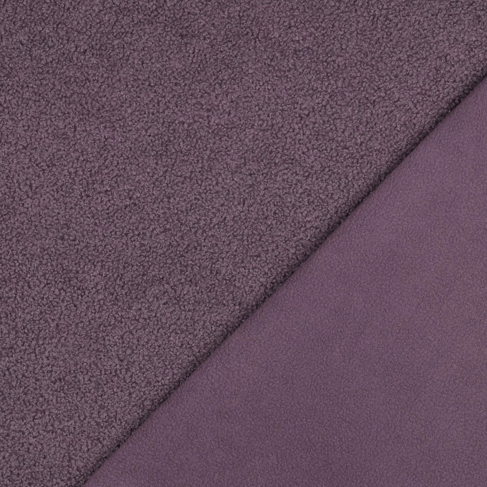 Teddyfleece Doubleface, lila von Stoffe Hemmers